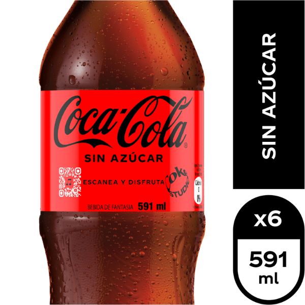 Coca Cola Zero 591 cc