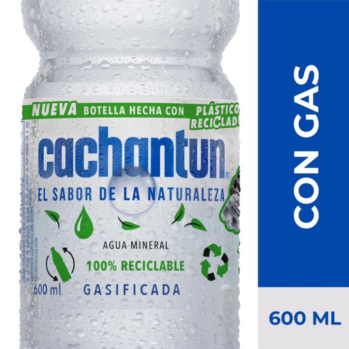 Agua Cachantun Con Gas 600 cc