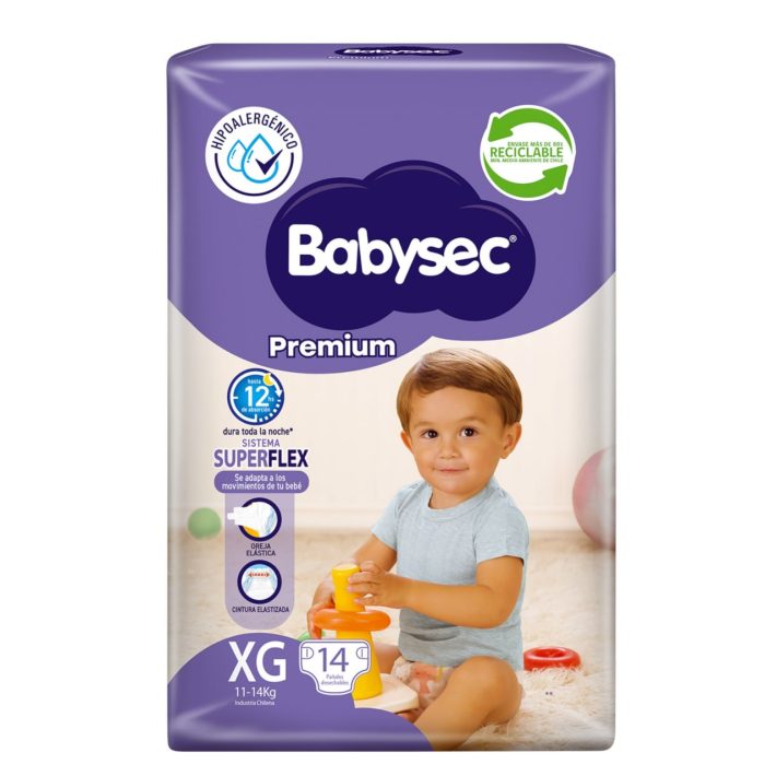 Babysec Premium XG, 14 Unid