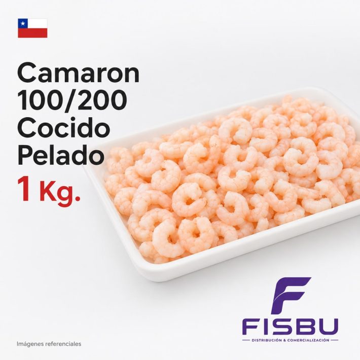 Camaron 100/200 Cocido Pelado 1 Kg