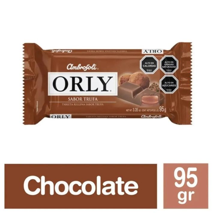 Chocolate Orly Sabor Trufa 95 Gr