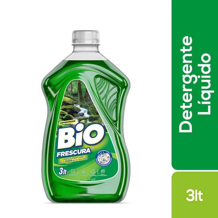 Detergente liquido Bio frescura Verde 3lt