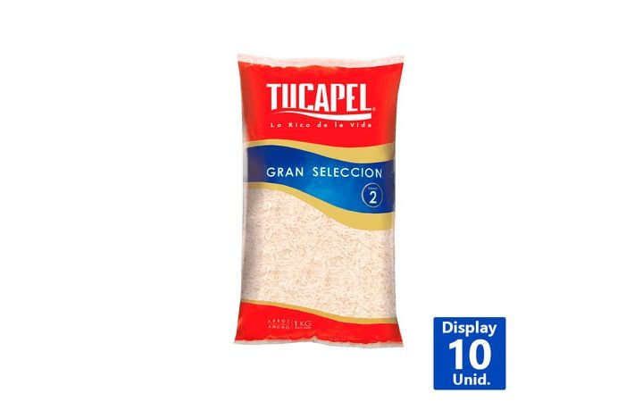 Arroz Grado 2 Tucapel 10x1kg