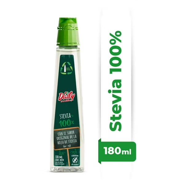 Daily Stevia Verde Blanco 24x180ml