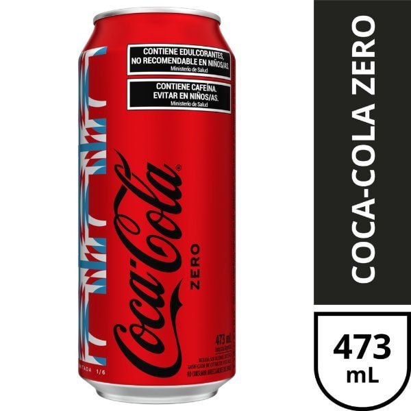 Coca Cola Zero 473 cc