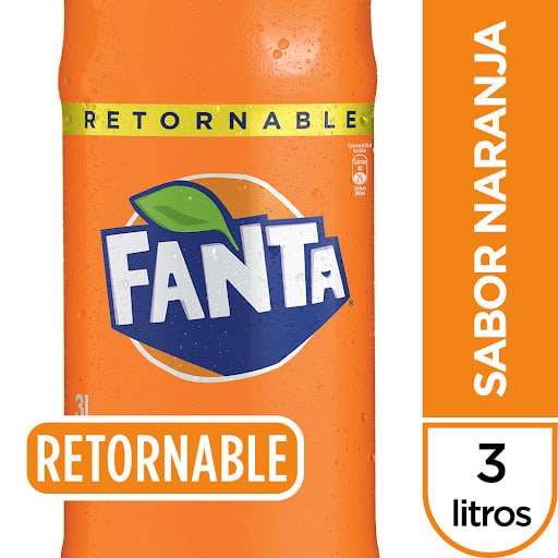 Fanta 3 Lts. Retornable