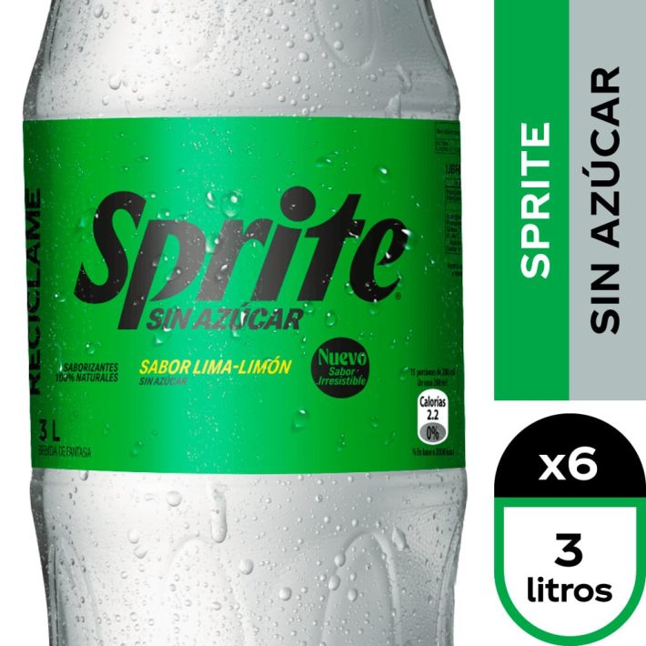 Sprite Zero 3 Lts. Retornable