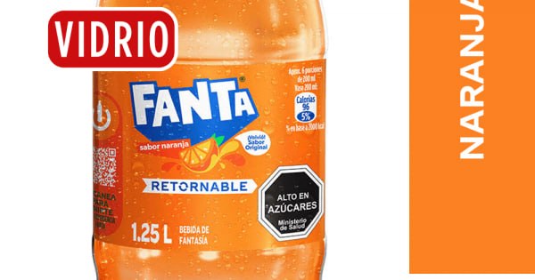 Fanta 1,25 Lts. Retornable
