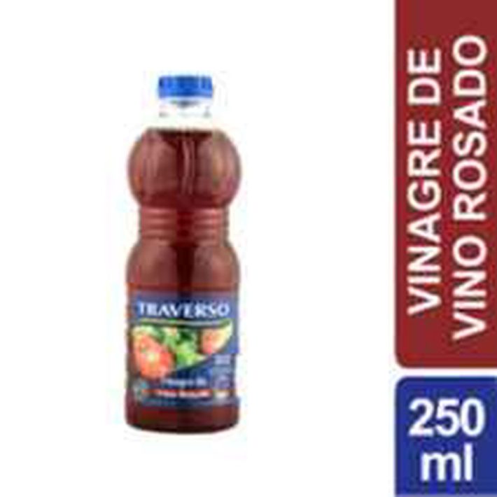Vinagre 250 Ml. Traverso Vino Rosado