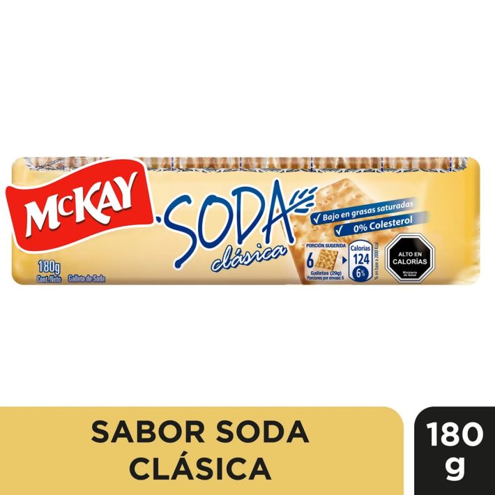 Galleta Soda Clasica 180 Gr. Mckay