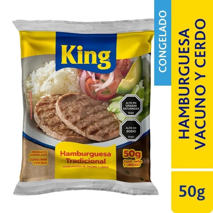 Hamburguesa King Tradicional 50 Gr. 50Gr