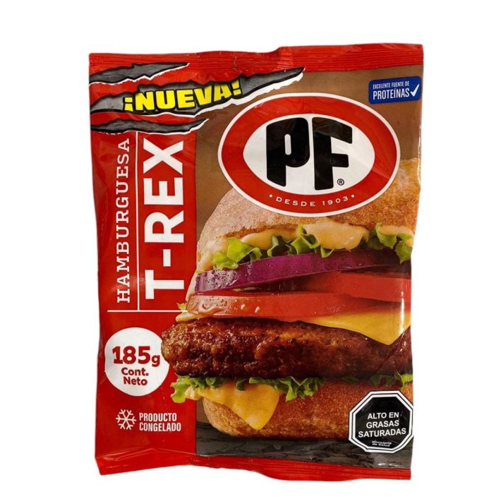Hamburguesa T-Rex PF 185 Gr