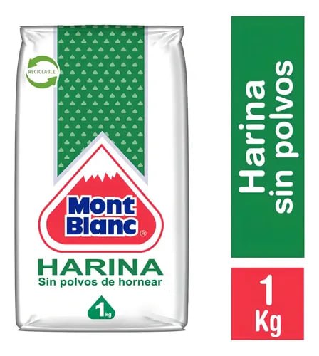 Harina Mont Blanc sin polvo 1kg