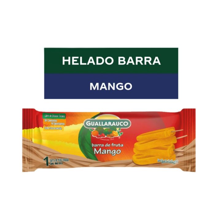 Helado guallarauco de mango