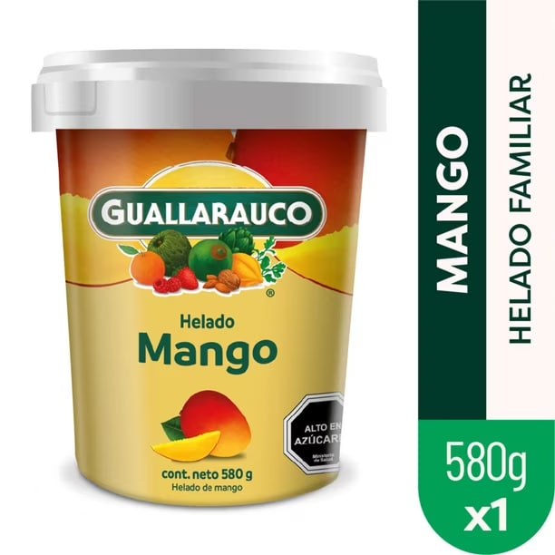 Helado pote mango Guallarauco