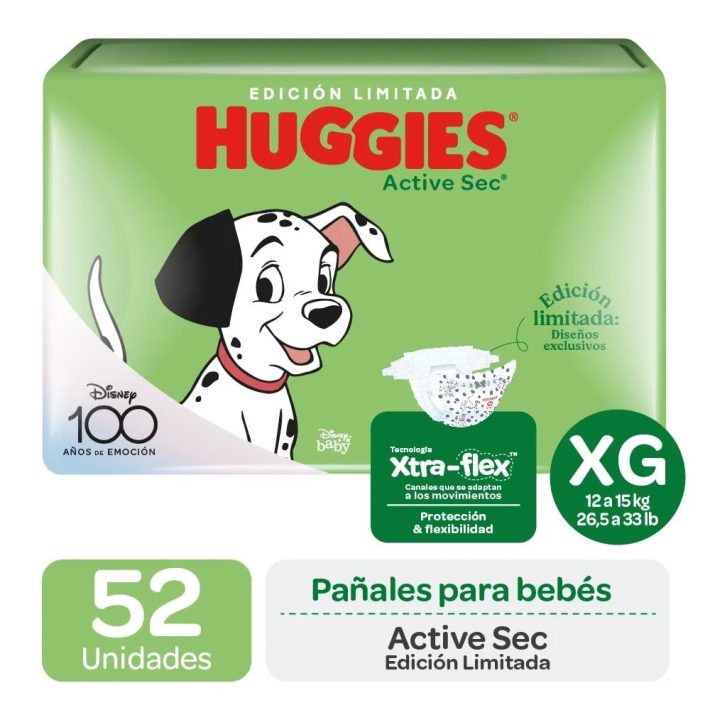 Huggies Extra Flex XG, 52 Unid