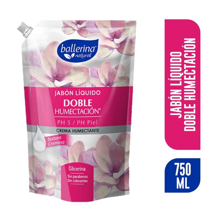 Jabon Liquido Ballerina Crema Humectante 750ml