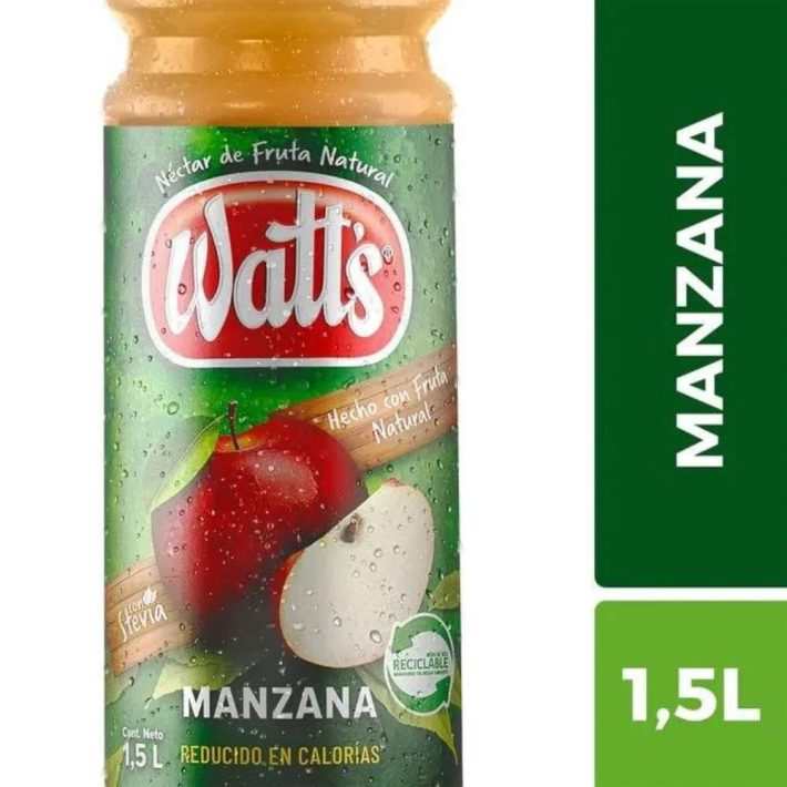 Jugo Watts Manzana 1,5 Lts