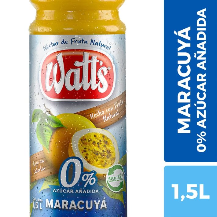 Jugo Watts Maracuya 1,5 Lts