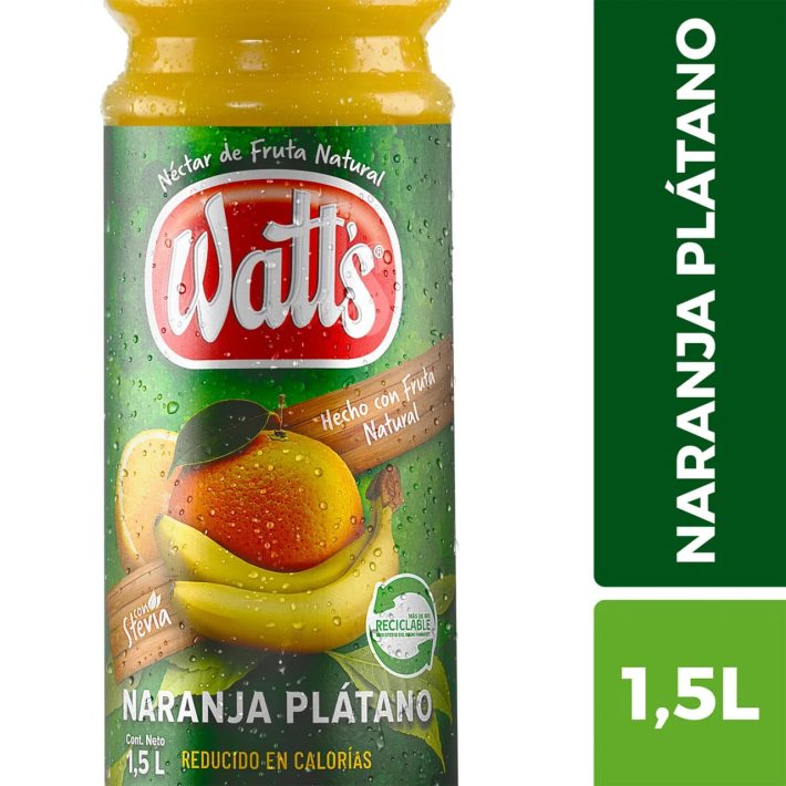 Jugo Watts Narana Platano 1,5 Lts