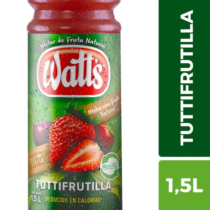 Jugo Watts TuttiFrutilla 1,5 Lts