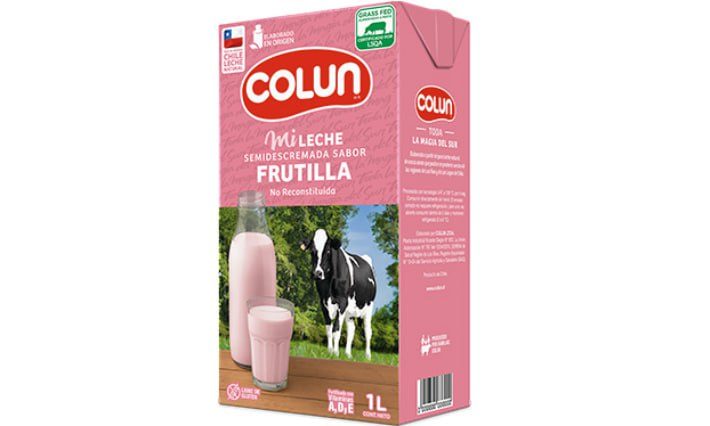 Leche de Frutilla colun 1litro