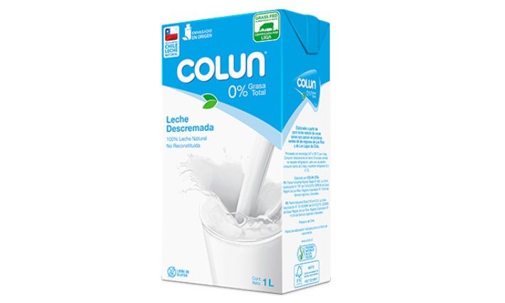Leche descremada colun
