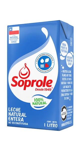 Leche Entera Soprole 1 Lt