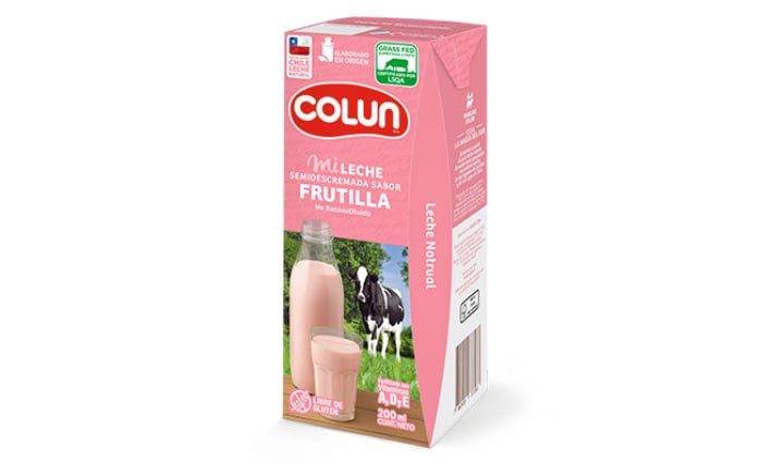 Leche Frutilla 200 ml. Colun