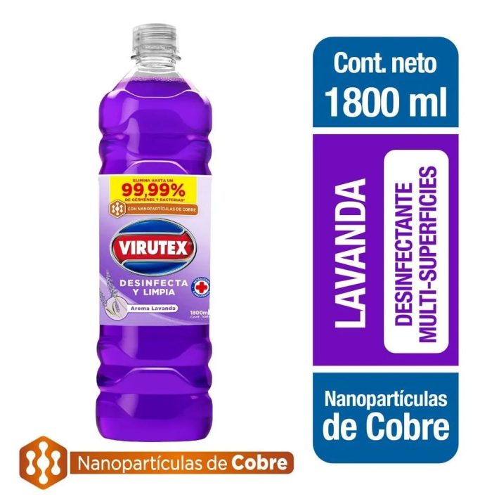 Limpiapiso Virutex 1800ml Lavanda