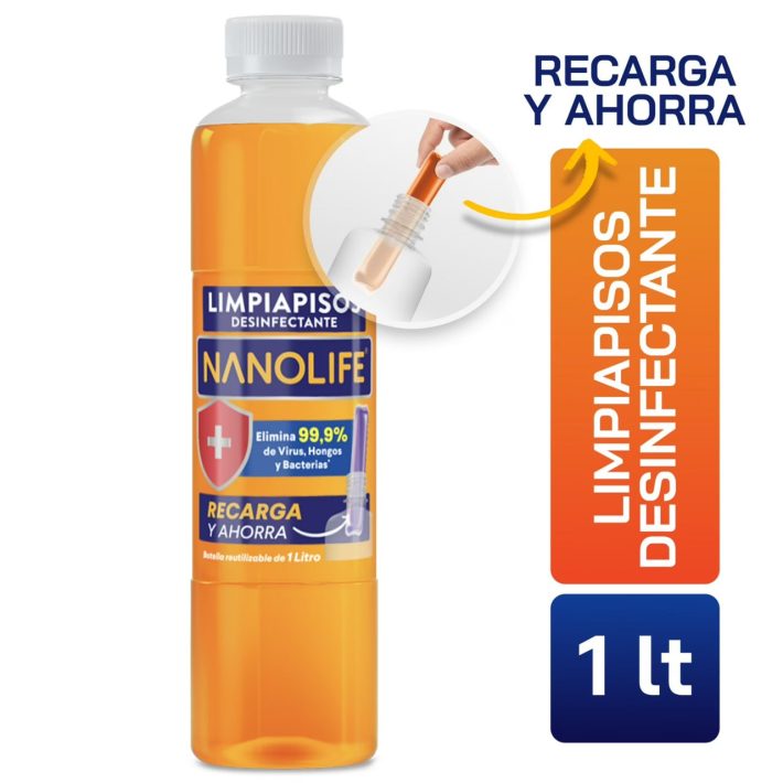 Nanolife Limpiapiso Desinfectante Citrus 1 Lt