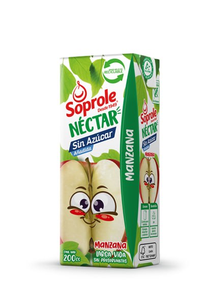 Nectar Bombillin 200 ml Manzana Soprole