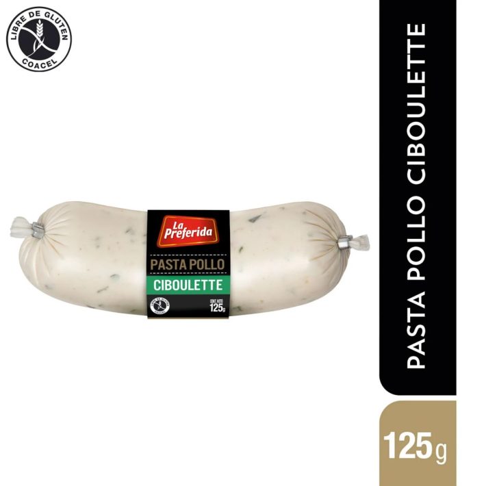 Pate pasta pollo ciboulette LP