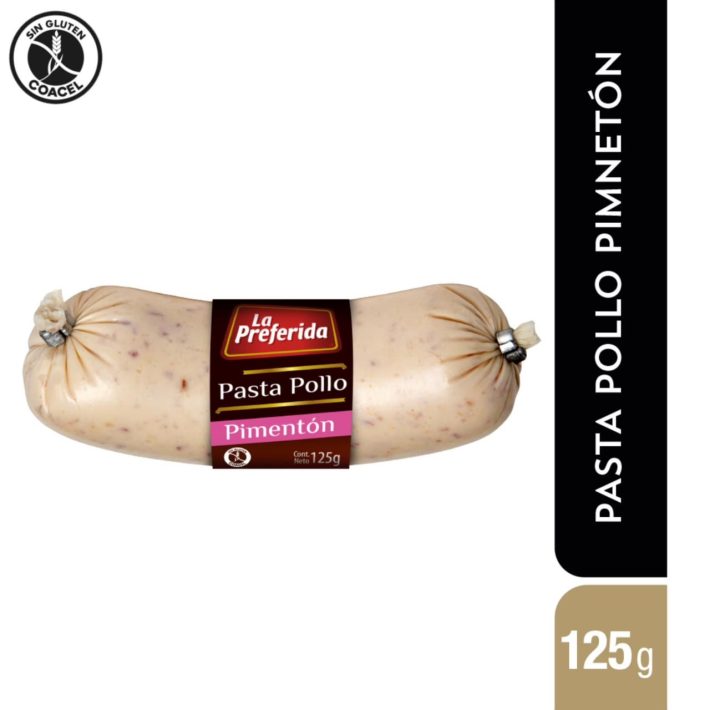 Pate pasta pollo pimenton LP