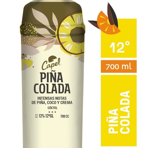 PISCO CAPEL PIÑA COLADA 700CC 12°