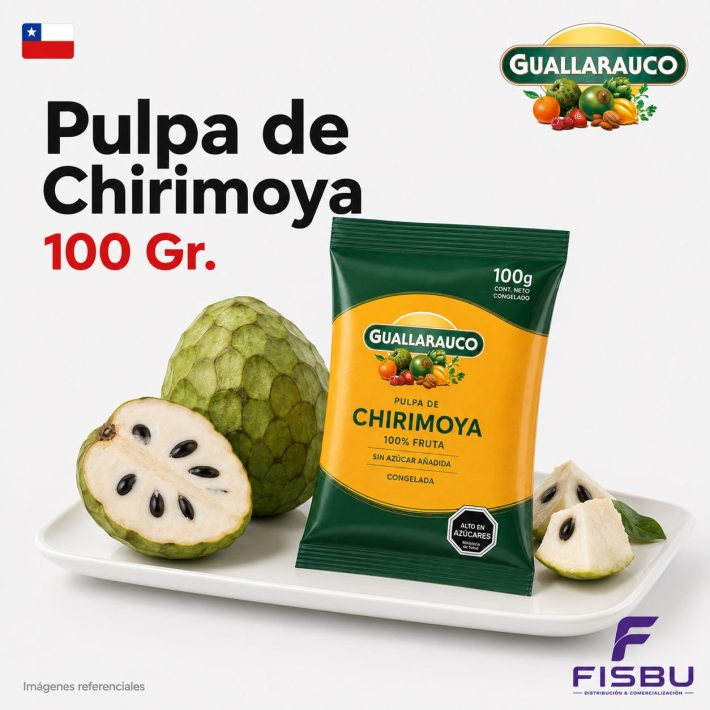 PULPA DE CHIRIMOYA GUALLARAUCO DE 100GR