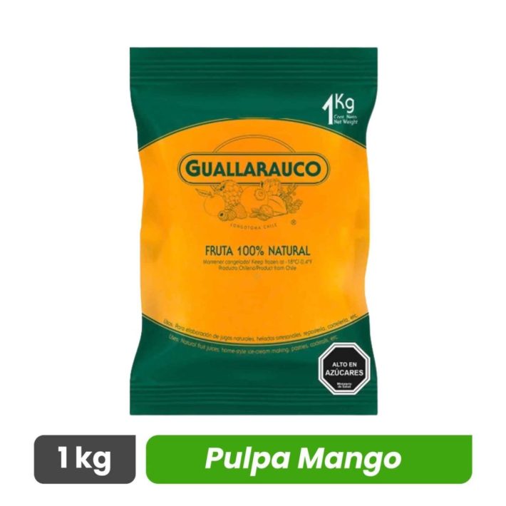 pulpa de fruta de mango guallarauco 1kg