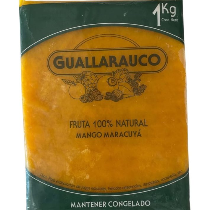 pulpa de fruta mango-maracuya guallarauco 1kg
