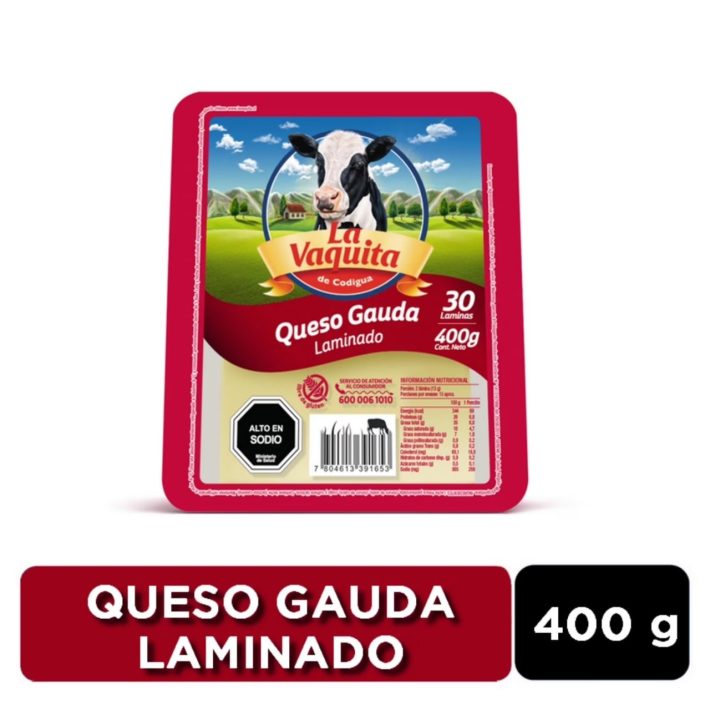 Queso Gauda La Vaquita 400 Gr