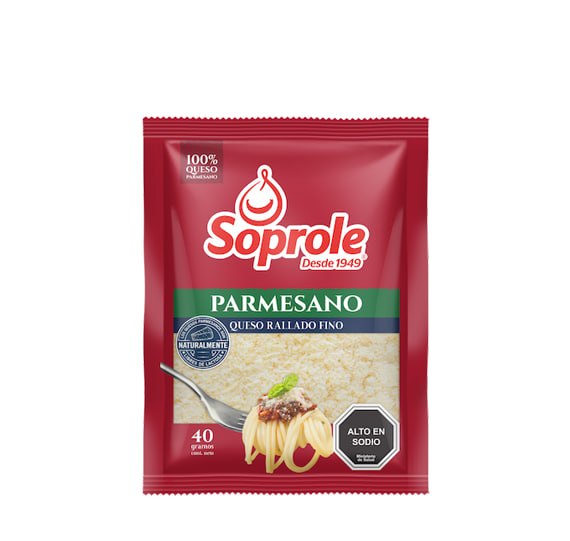 Queso parmesano soprole