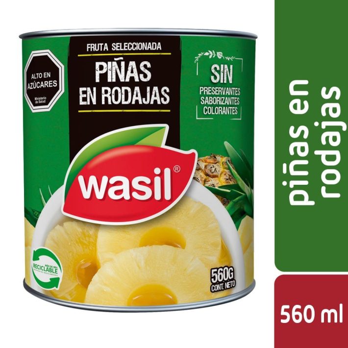 Rodaja de Piña Wasil 560 ml