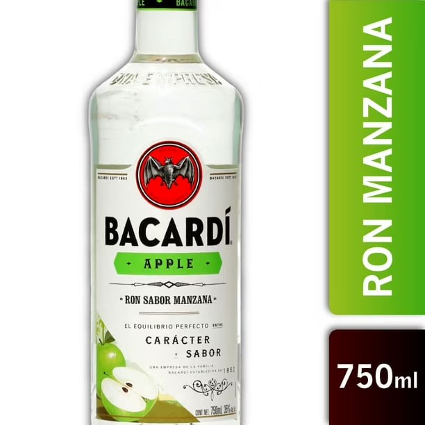 RON BACARDI APPLE 700 cc 35°