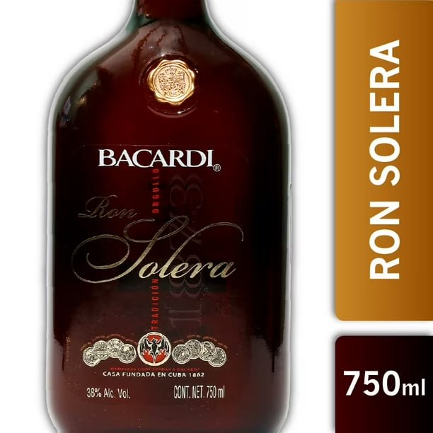 RON BACARDI SOLERA 750 cc 38°