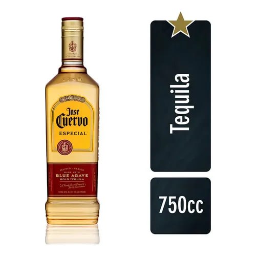 TEQUILA JOSE CUERVO REPOSADO 750CC 38°