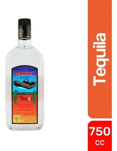 TEQUILA SOMBRERO NEGRO BLANCO BOT 750CC