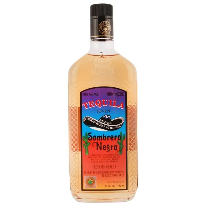 TEQUILA SOMBRERO NEGRO DORADO BOT 750 CC