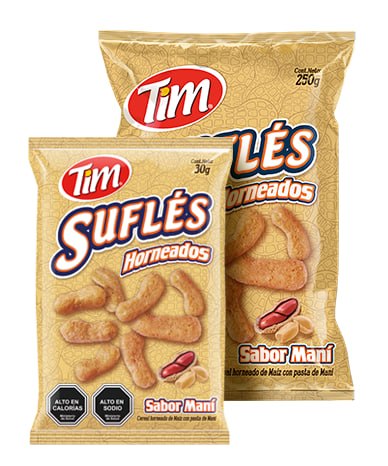Tim Sufles Horneados Con Mani 200gr