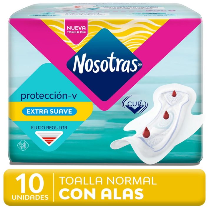 toalla higienica nosotras proteccion V x 10un