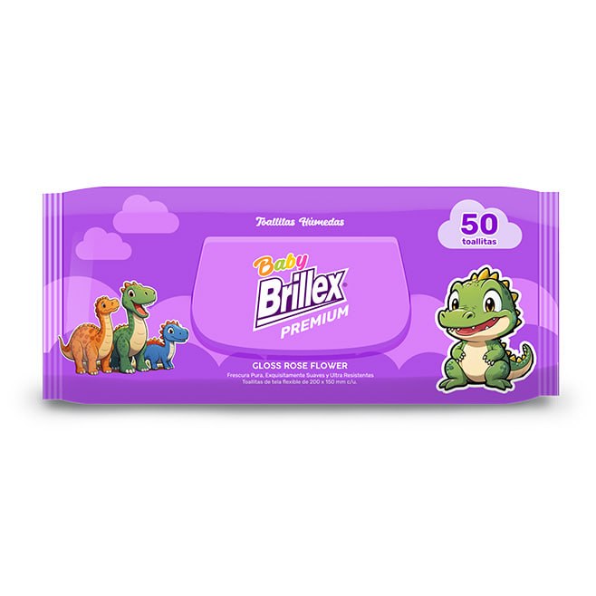 Toallitas Humedas Brillex Gloss Rose Flower