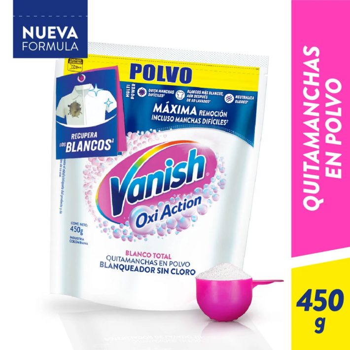 Vanish blanqueador polvo 450 gr
